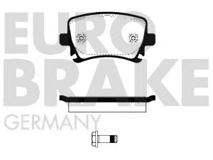 EUROBRAKE 5502224775 stabdžių trinkelių rinkinys, diskinis stabdys 
 Techninės priežiūros dalys -> Papildomas remontas
1K0698451, 1K0698451B, 1K0698451D