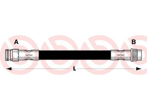 BREMBO T 61 053 stabdžių žarnelė 
 Stabdžių sistema -> Stabdžių žarnelės
4806C0, 24524601853, 1987476867