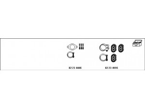 HJS MT-OP131 išmetimo sistema 
 Išmetimo sistema -> Išmetimo sistema, visa