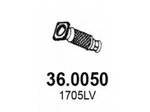 ASSO 36.0050 katalizatoriaus keitiklis 
 Išmetimo sistema -> Katalizatoriaus keitiklis
1702LV, 1705LV