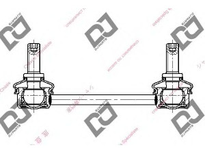DJ PARTS DL1084 šarnyro stabilizatorius 
 Ašies montavimas/vairavimo mechanizmas/ratai -> Stabilizatorius/fiksatoriai -> Savaime išsilyginanti atrama
8-97214-822-0, 8-97944575-0, 8972148220