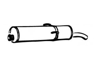 FONOS 61539 galinis duslintuvas 
 Išmetimo sistema -> Duslintuvas
172609