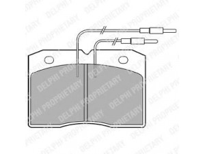 DELPHI LP501 stabdžių trinkelių rinkinys, diskinis stabdys 
 Techninės priežiūros dalys -> Papildomas remontas
4432481, 1902292, 1906206, 4432481