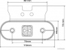 HERTH+BUSS ELPARTS 82710148 šoninis atšvaitas