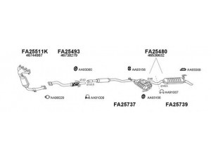 VENEPORTE 250011 išmetimo sistema