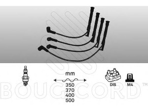 BOUGICORD 1443 uždegimo laido komplektas 
 Kibirkšties / kaitinamasis uždegimas -> Uždegimo laidai/jungtys
7700114549