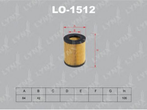 LYNXauto LO-1512 alyvos filtras 
 Techninės priežiūros dalys -> Techninės priežiūros intervalai
11 42 1 427 908, 11 42 1 740 534