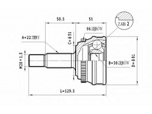 STATIM C.341 jungčių komplektas, kardaninis velenas 
 Ratų pavara -> Sujungimai/komplektas
893498099D