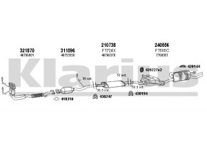KLARIUS 330820E išmetimo sistema 
 Išmetimo sistema -> Išmetimo sistema, visa
