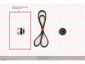 FAI AutoParts TBK73 paskirstymo diržo komplektas 
 Techninės priežiūros dalys -> Papildomas remontas