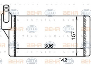 HELLA 8FH 351 024-401 šilumokaitis, salono šildymas 
 Šildymas / vėdinimas -> Šilumokaitis
701 819 031 A, 701 819 031 B