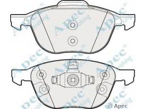 APEC braking PAD1821 stabdžių trinkelių rinkinys, diskinis stabdys 
 Techninės priežiūros dalys -> Papildomas remontas
1712024, CV6Z2001A