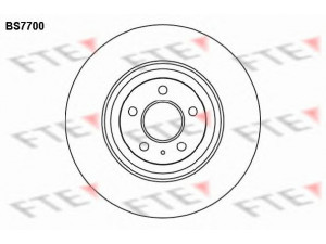 FTE BS7700 stabdžių diskas 
 Dviratė transporto priemonės -> Stabdžių sistema -> Stabdžių diskai / priedai
8K0 615 301 B, 8K0 615 301 E, 8K0 615 301 K