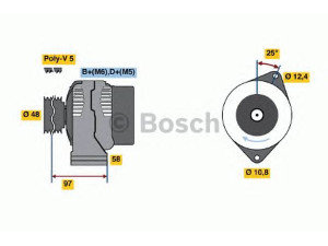 BOSCH 0 986 044 621 kintamosios srovės generatorius 
 Elektros įranga -> Kint. sr. generatorius/dalys -> Kintamosios srovės generatorius
YLE 1015 20, YLE 1015 20