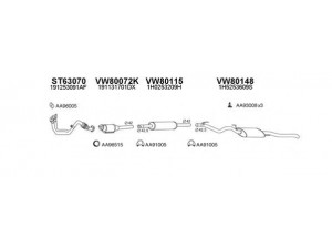 VENEPORTE 800219 išmetimo sistema 
 Išmetimo sistema -> Išmetimo sistema, visa