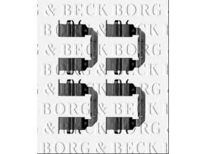 BORG & BECK BBK1549 priedų komplektas, diskinių stabdžių trinkelės 
 Stabdžių sistema -> Diskinis stabdys -> Stabdžių dalys/priedai