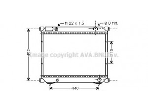 AVA QUALITY COOLING SZA2039 radiatorius, variklio aušinimas 
 Aušinimo sistema -> Radiatorius/alyvos aušintuvas -> Radiatorius/dalys
1770086CC0, 1770086CC1