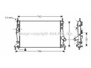 AVA QUALITY COOLING FDA2370 radiatorius, variklio aušinimas 
 Aušinimo sistema -> Radiatorius/alyvos aušintuvas -> Radiatorius/dalys
1230987, 1251092, 1300467, 1306399