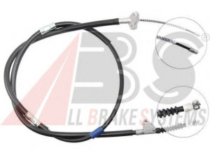 A.B.S. K19257 trosas, stovėjimo stabdys 
 Stabdžių sistema -> Valdymo svirtys/trosai
46430-20600, 46430-25040