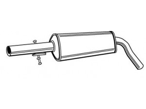 WALKER 21575 vidurinis duslintuvas 
 Išmetimo sistema -> Duslintuvas
1J0253209, 1J0253209, 1J0253209E