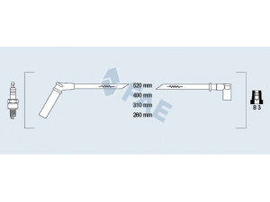 FAE 85998 uždegimo laido komplektas 
 Kibirkšties / kaitinamasis uždegimas -> Uždegimo laidai/jungtys
27501-02D00, 27501-22B00, 27501-22B10