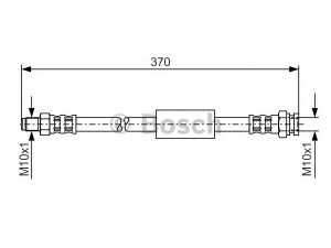 BOSCH 1 987 476 683 stabdžių žarnelė 
 Stabdžių sistema -> Stabdžių žarnelės
4816 22, 79 10 022 623, 95 494 014