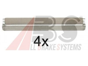 A.B.S. 1284Q priedų komplektas, diskinių stabdžių trinkelės 
 Stabdžių sistema -> Diskinis stabdys -> Stabdžių dalys/priedai
0041284000