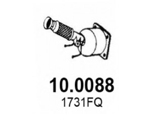 ASSO 10.0088 katalizatoriaus keitiklis 
 Išmetimo sistema -> Katalizatoriaus keitiklis
1731FQ