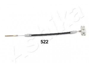 ASHIKA 131-05-522 trosas, stovėjimo stabdys 
 Stabdžių sistema -> Valdymo svirtys/trosai
MB140367