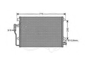 ELECTRO AUTO 30M0116 kondensatorius, oro kondicionierius 
 Oro kondicionavimas -> Kondensatorius
68013633AA, 2E0820413, 9065000054