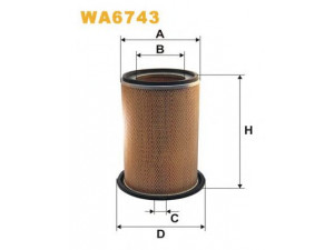 WIX FILTERS WA6743 oro filtras
ME033717