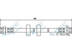 APEC braking HOS3126 stabdžių žarnelė 
 Stabdžių sistema -> Stabdžių žarnelės
0046468487, 46468487, 46468487