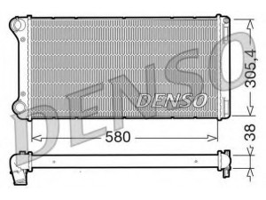 DENSO DRM09103 radiatorius, variklio aušinimas 
 Aušinimo sistema -> Radiatorius/alyvos aušintuvas -> Radiatorius/dalys
51708727