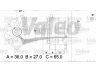 VALEO 433436 kintamosios srovės generatorius 
 Elektros įranga -> Kint. sr. generatorius/dalys -> Kintamosios srovės generatorius
7700651809