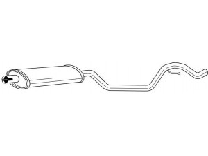 AKS DASIS SG41411 vidurinis duslintuvas