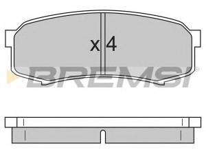 BREMSI BP2597 stabdžių trinkelių rinkinys, diskinis stabdys 
 Techninės priežiūros dalys -> Papildomas remontas
4605A389, 4605A458, 0446560010