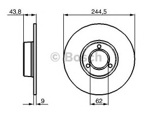 BOSCH 0 986 478 052 stabdžių diskas 
 Dviratė transporto priemonės -> Stabdžių sistema -> Stabdžių diskai / priedai
4246 83, 75 485 825, 4246 83, 75 485 825