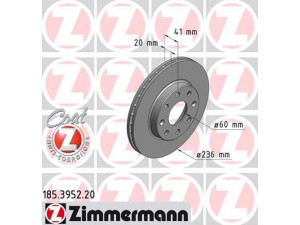 ZIMMERMANN 185.3952.20 stabdžių diskas 
 Dviratė transporto priemonės -> Stabdžių sistema -> Stabdžių diskai / priedai
9647 1274, 9657 4633