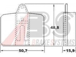 A.B.S. 36056 stabdžių trinkelių rinkinys, diskinis stabdys 
 Techninės priežiūros dalys -> Papildomas remontas
111430188