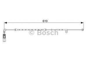 BOSCH 1 987 473 047 įspėjimo kontaktas, stabdžių trinkelių susidėvėjimas 
 Stabdžių sistema -> Susidėvėjimo indikatorius, stabdžių trinkelės
34 35 7 836 795