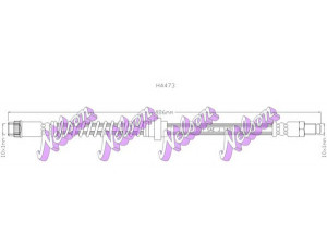 Brovex-Nelson H4473 stabdžių žarnelė 
 Stabdžių sistema -> Stabdžių žarnelės
168014, 480691, 4806A8, 960373007