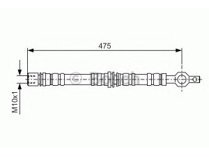 BOSCH 1 987 476 498 stabdžių žarnelė 
 Stabdžių sistema -> Stabdžių žarnelės
9094702455C