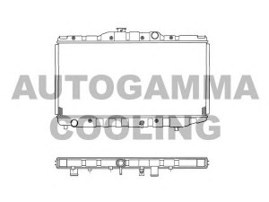 AUTOGAMMA 101008 radiatorius, variklio aušinimas 
 Aušinimo sistema -> Radiatorius/alyvos aušintuvas -> Radiatorius/dalys
1640015190, 1640016010