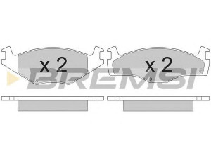 BREMSI BP2261 stabdžių trinkelių rinkinys, diskinis stabdys 
 Techninės priežiūros dalys -> Papildomas remontas
175698151, 176698151, 321698151J