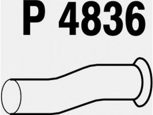 FENNO P4836 išleidimo kolektorius 
 Išmetimo sistema -> Išmetimo vamzdžiai
repair pipe