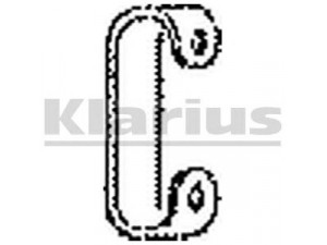 KLARIUS VAP17 laikiklis, išmetimo sistema
161253111, 161253111, 161253111