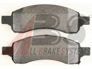 A.B.S. 38439 stabdžių trinkelių rinkinys, diskinis stabdys