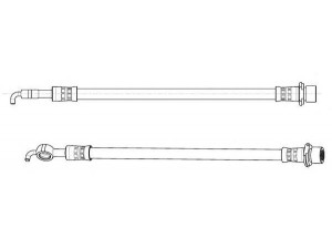 KAWE 514542 stabdžių žarnelė 
 Stabdžių sistema -> Stabdžių žarnelės
90947W2011, 90947W2011000, 90947W2011