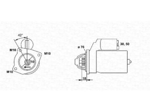 MAGNETI MARELLI 943251335010 starteris 
 Elektros įranga -> Starterio sistema -> Starteris
81BB11000AA, 91BB11000CA, 92AB11000EA