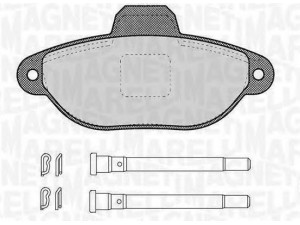 MAGNETI MARELLI 363916060456 stabdžių trinkelių rinkinys, diskinis stabdys 
 Techninės priežiūros dalys -> Papildomas remontas
77365337